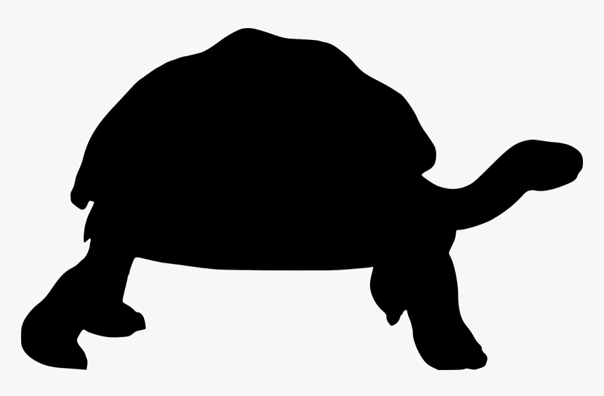 Tortoise, Turtle, Silhouette, Tattoo, Animal, Aqua, - Tortoise Clip Art Black, HD Png Download, Free Download
