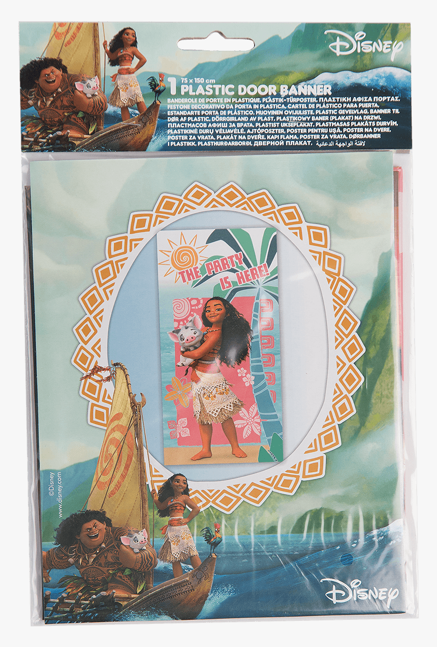 Moana Party Door Banner Packaged - Painting, HD Png Download, Free Download