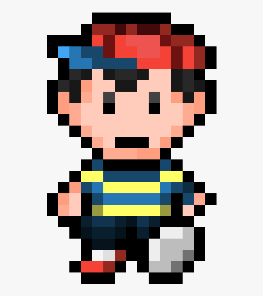 Ness Snes Remastered - Ness Earthbound Pixel, HD Png Download - kindpng.