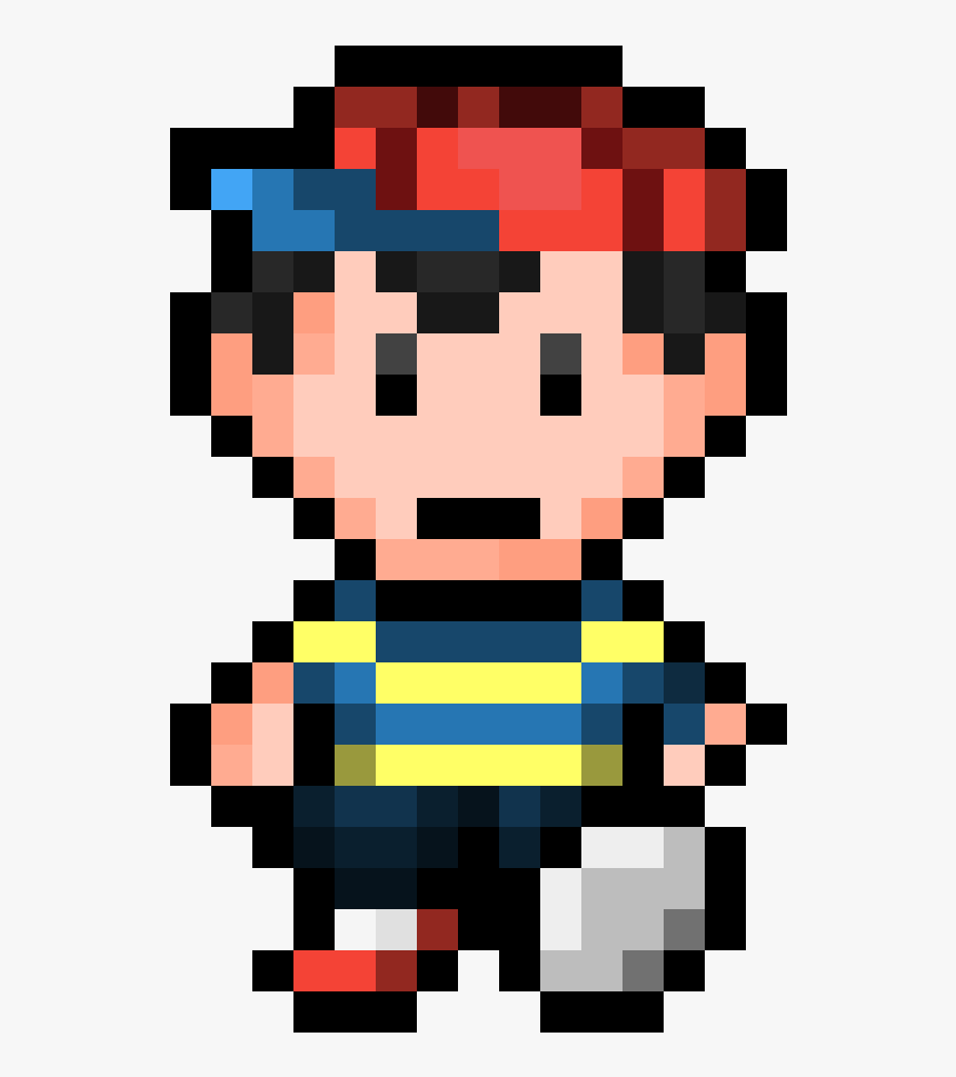 Ness Snes Remastered - Ness Earthbound Pixel, HD Png Download, Free Download