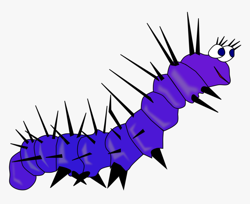 Caterpillar Gusano Clip Arts - Clip Art, HD Png Download, Free Download