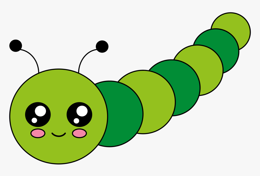 Cute Caterpillardownload Now Cute Spider - Cartoon Caterpillar Clip Art, HD Png Download, Free Download