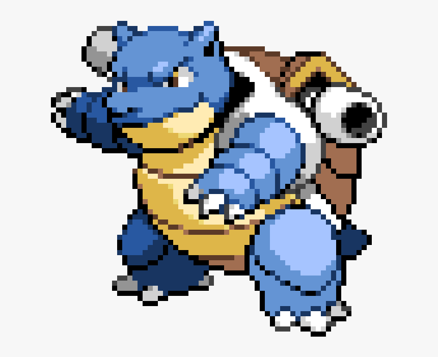 Blastoise Minecraft Pixel Art, HD Png Download, Free Download