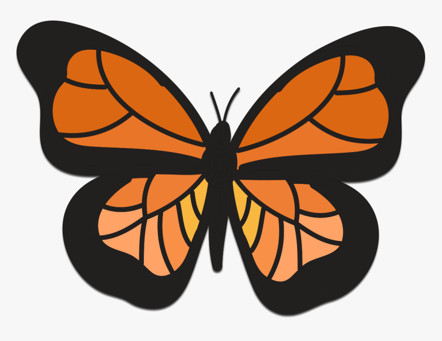 Monarch Clipart At Getdrawings - Monarch Butterfly Public Domain, HD Png Download, Free Download