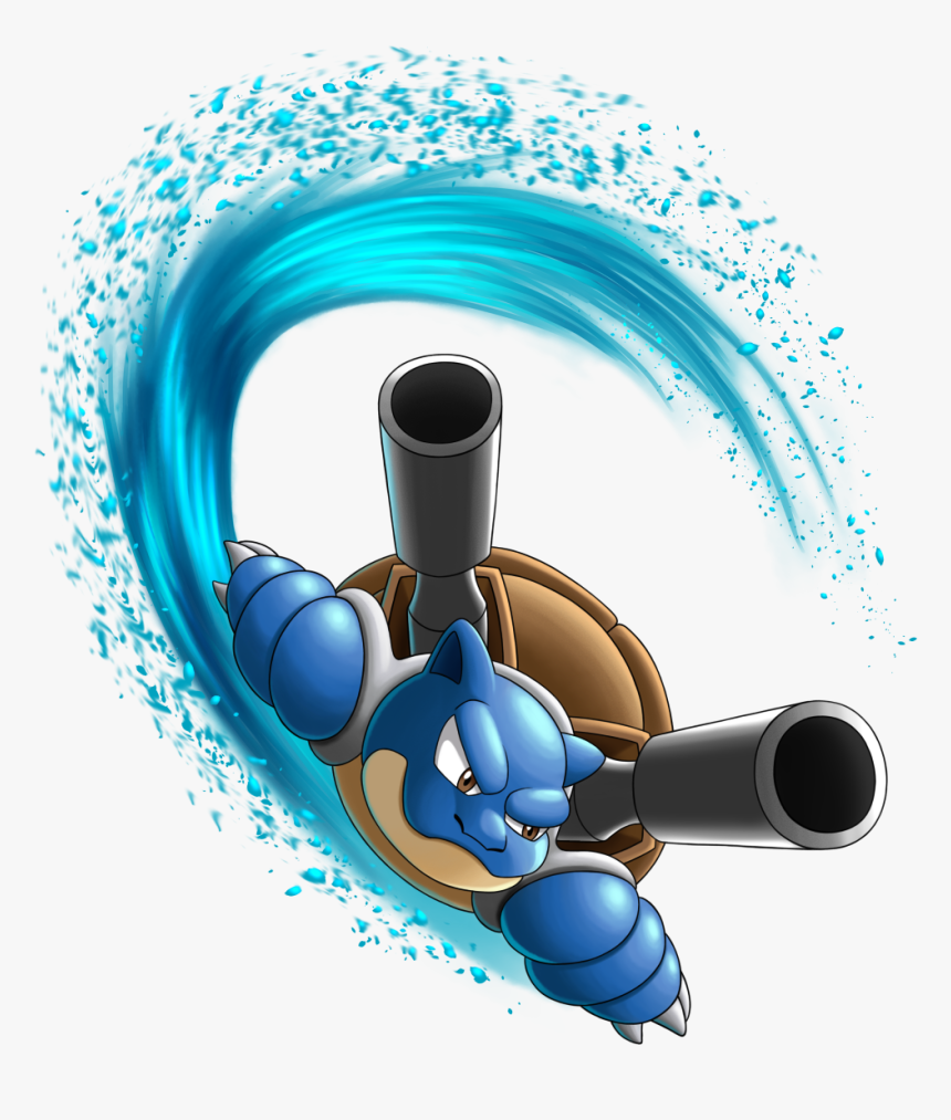 Blastoise Used Surf Pokemon Tribute On Game Art Hq - Illustration, HD Png Download, Free Download