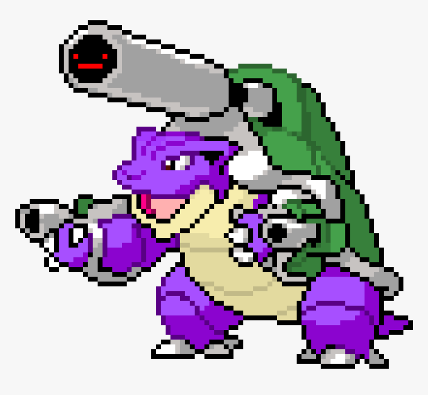 Mega Blastoise Pixel Art, HD Png Download, Free Download