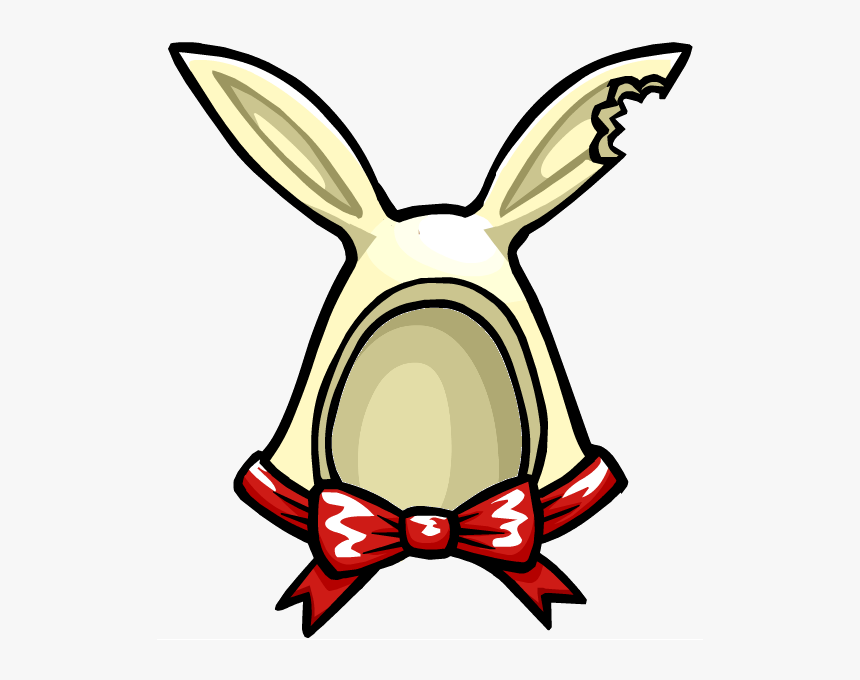 Clip Art Clipart Easter Bunny Rabbit Clip Art - Club Penguin Rewritten White Cocoa Bunny Head, HD Png Download, Free Download
