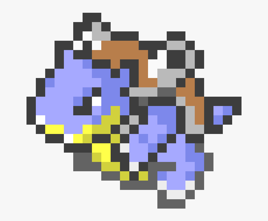 Pixel Art Pokemon Blastoise, HD Png Download, Free Download