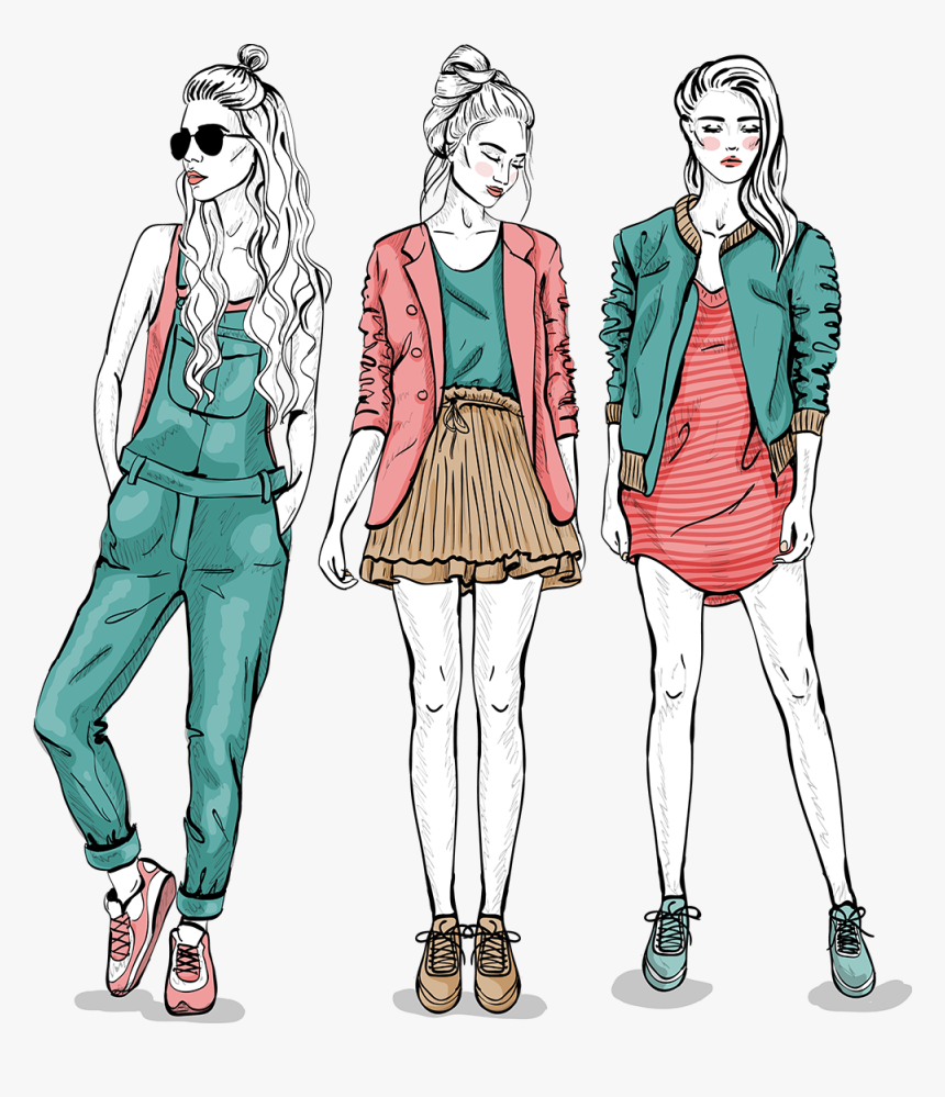 Model Fashion Woman Free Transparent Image Hd Clipart - Fashion, HD Png Download, Free Download