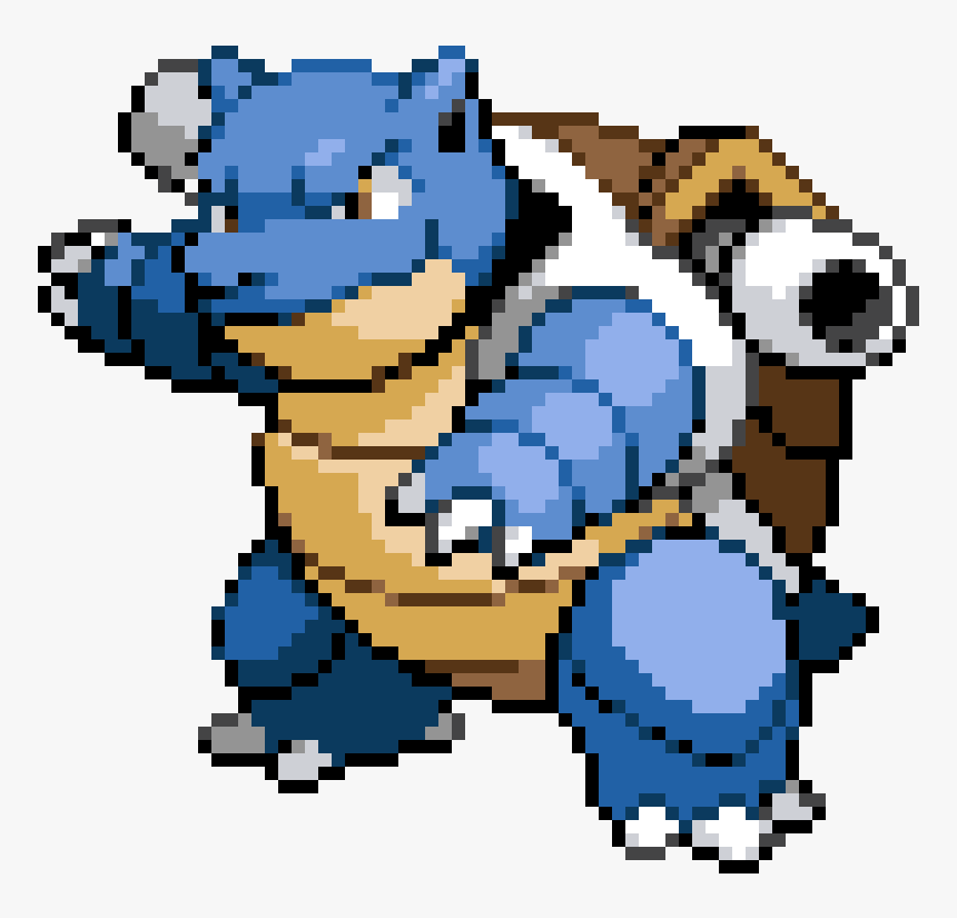 Blastoise Minecraft Pixel Art, HD Png Download, Free Download