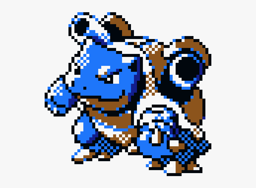 Blastoise Pokemon Gold Sprite, HD Png Download, Free Download