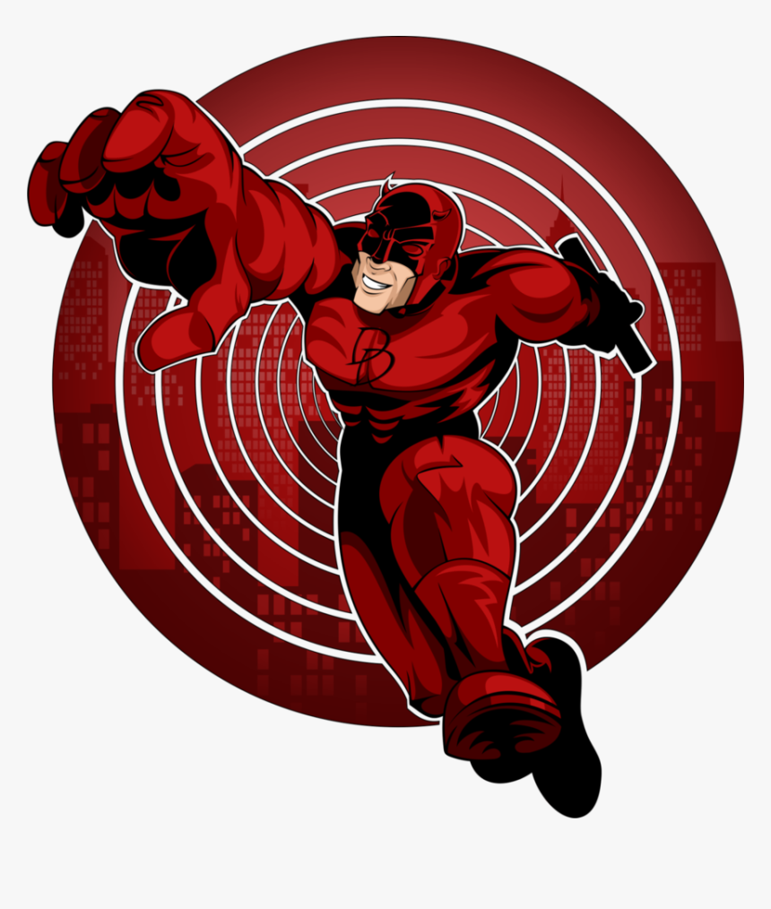 Download Daredevil Png Hd - Daredevil Marvel Illustration, Transparent Png, Free Download