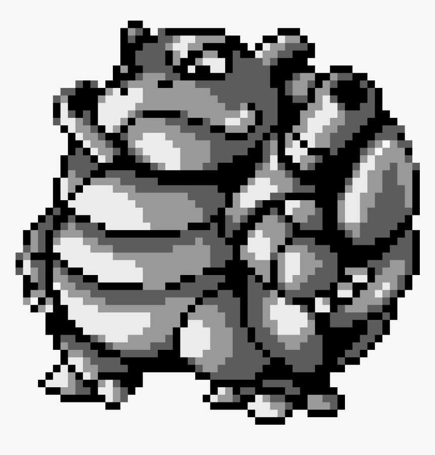 Pokemon Blue Blastoise Sprite, HD Png Download, Free Download