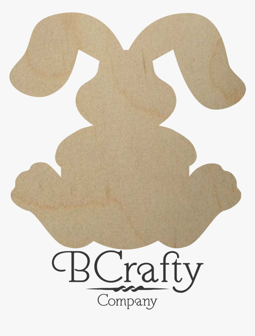 Wooden Bunny Shapes - Easter Wood Cutouts, HD Png Download, Free Download
