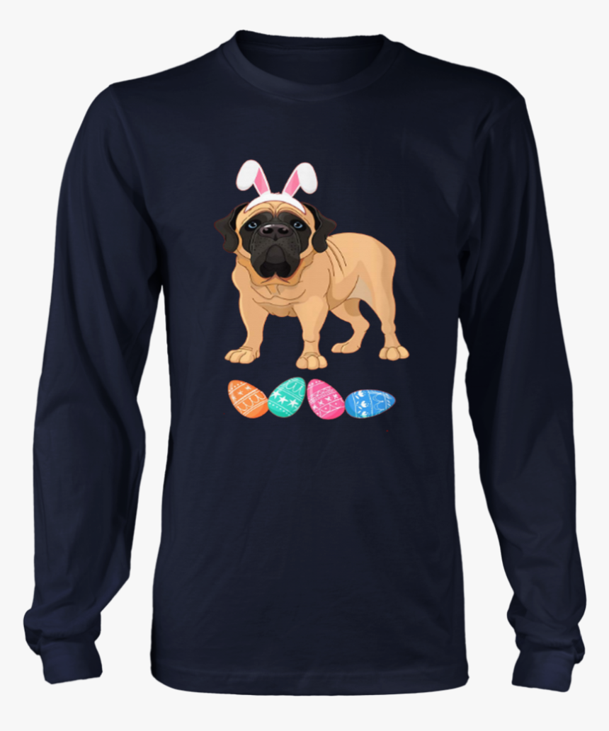 Funny Easter English Mastiff With Bunny Ears And Eggs - T Shirt Mechanic, HD Png Download, Free Download