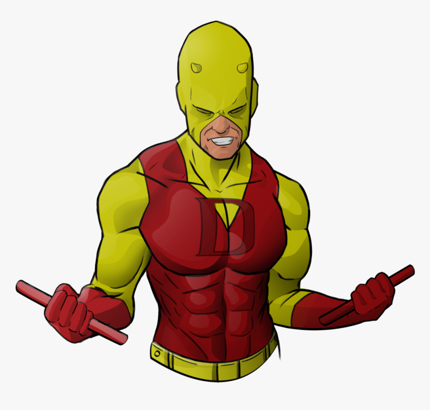 Yellow Daredevil Png , Png Download - Daredevil Deviantart, Transparent Png, Free Download