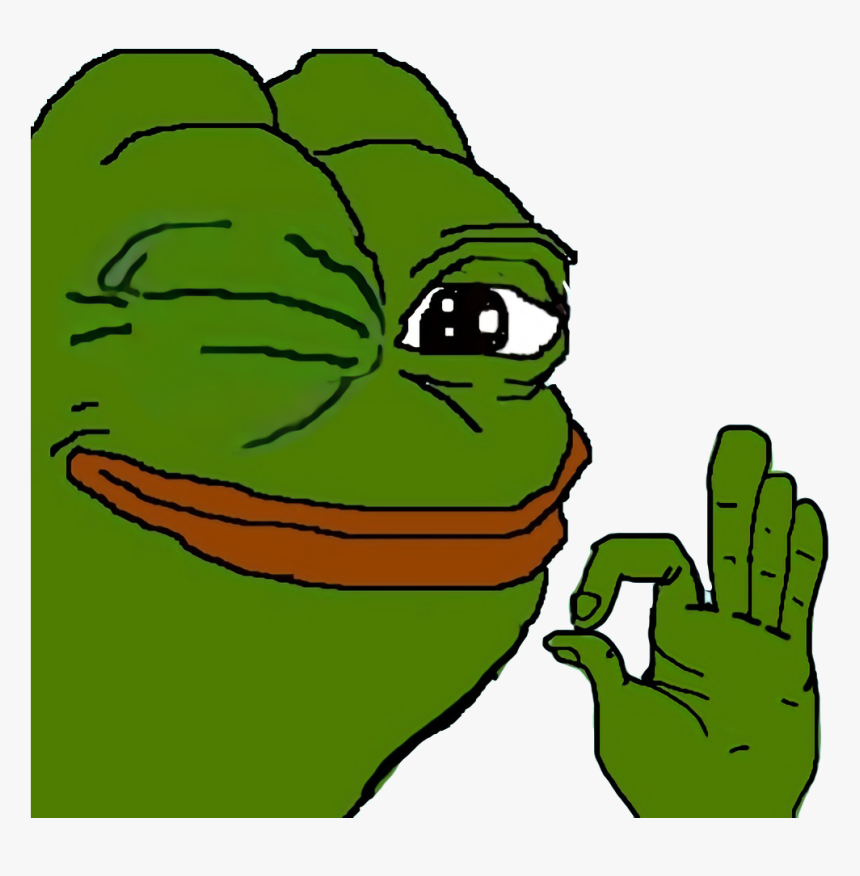 Pepe The Frog Ok , Png Download - Pepe The Frog Ok Sign, Transparent Png, Free Download