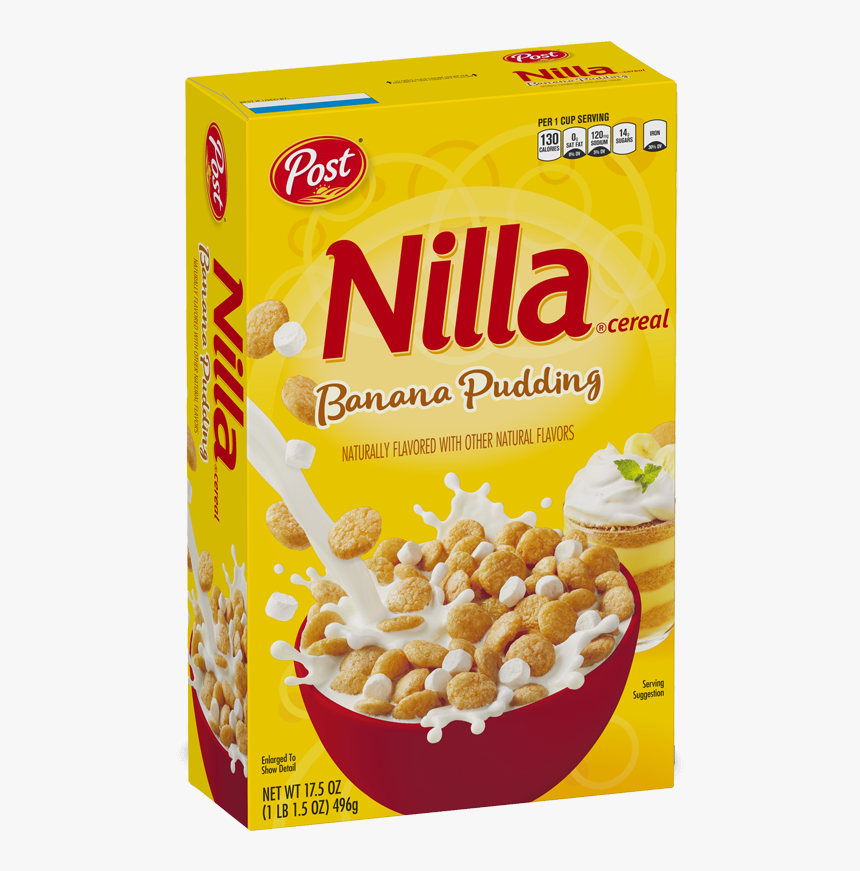 Box Nilla Not New - Nilla Banana Pudding Cereal, HD Png Download, Free Download