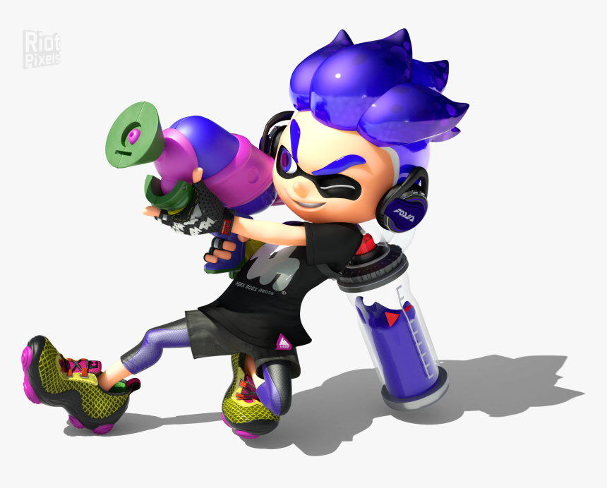 Green Inkling Splatoon 2 , Png Download - Splatoon 2 Inkling Boy Render, Transparent Png, Free Download