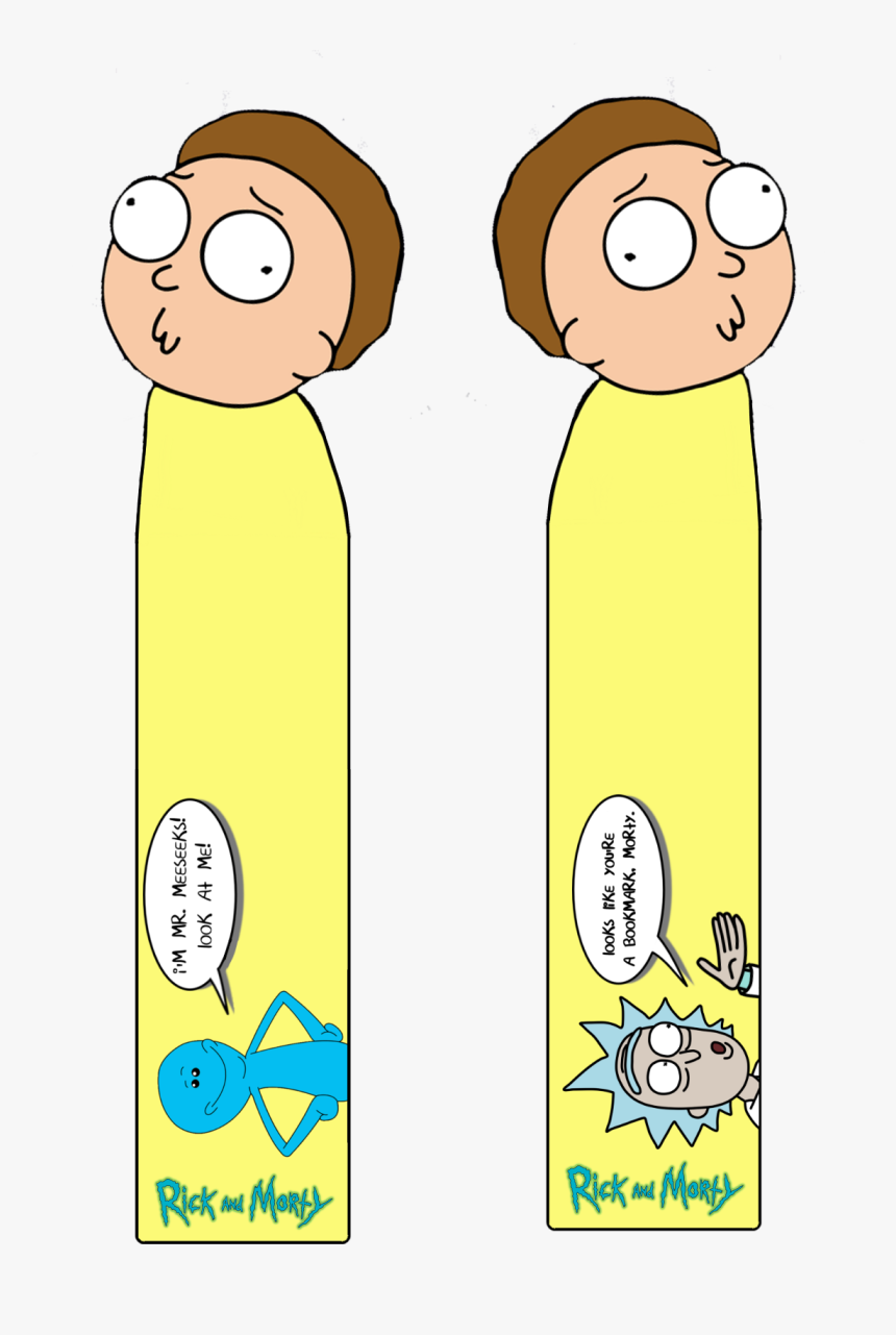 Rick And Morty Bookmark, HD Png Download, Free Download