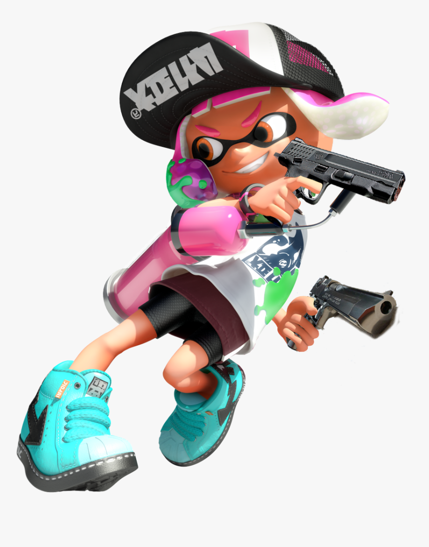 Ethan🔪🔪 On Twitter - Splatoon 2 Pink Inkling, HD Png Download, Free Download