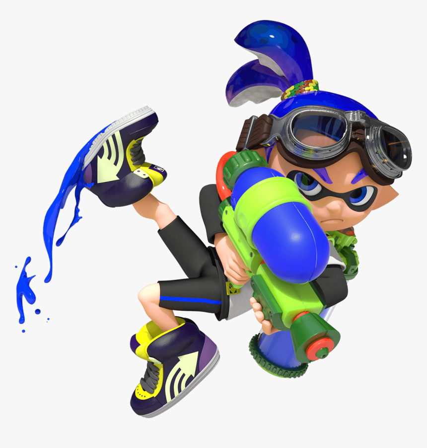 Splatoon 2 Blue Inkling, HD Png Download, Free Download