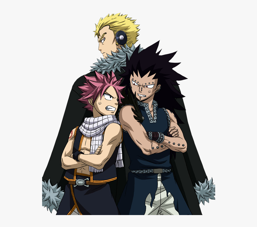 Fairy Tail Laxus Natsu And Gajeel, HD Png Download, Free Download