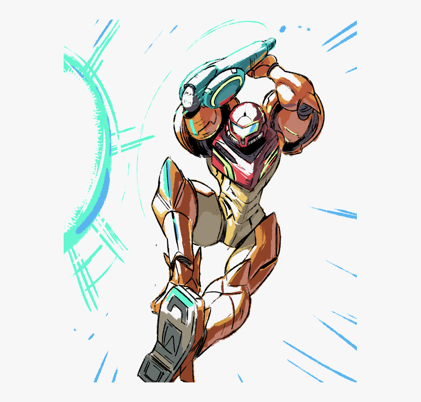 Samus Aran Png Image - Smash Bros Samus Art, Transparent Png, Free Download