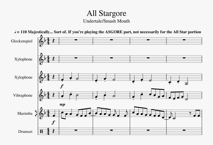 All Stargore For Mallets Like That"ll Change Your Judgement - Sheet Music, HD Png Download, Free Download