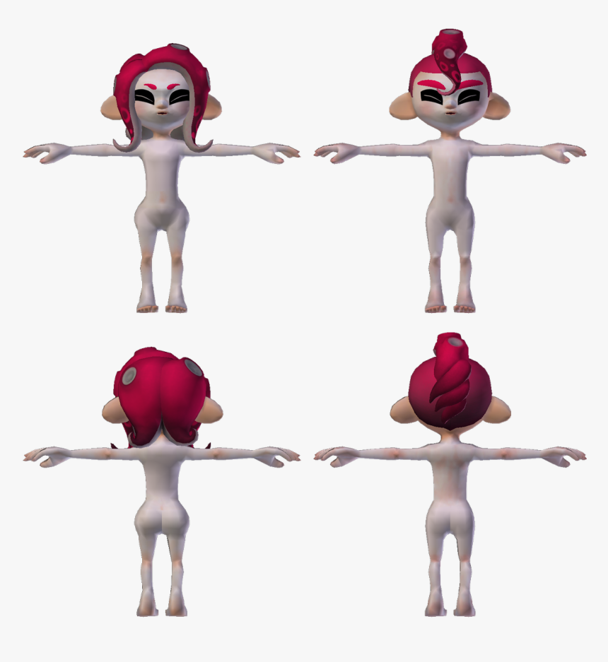 Fissionmetroid101 On Twitter - Splatoon 2 Octoling Model, HD Png Download, Free Download