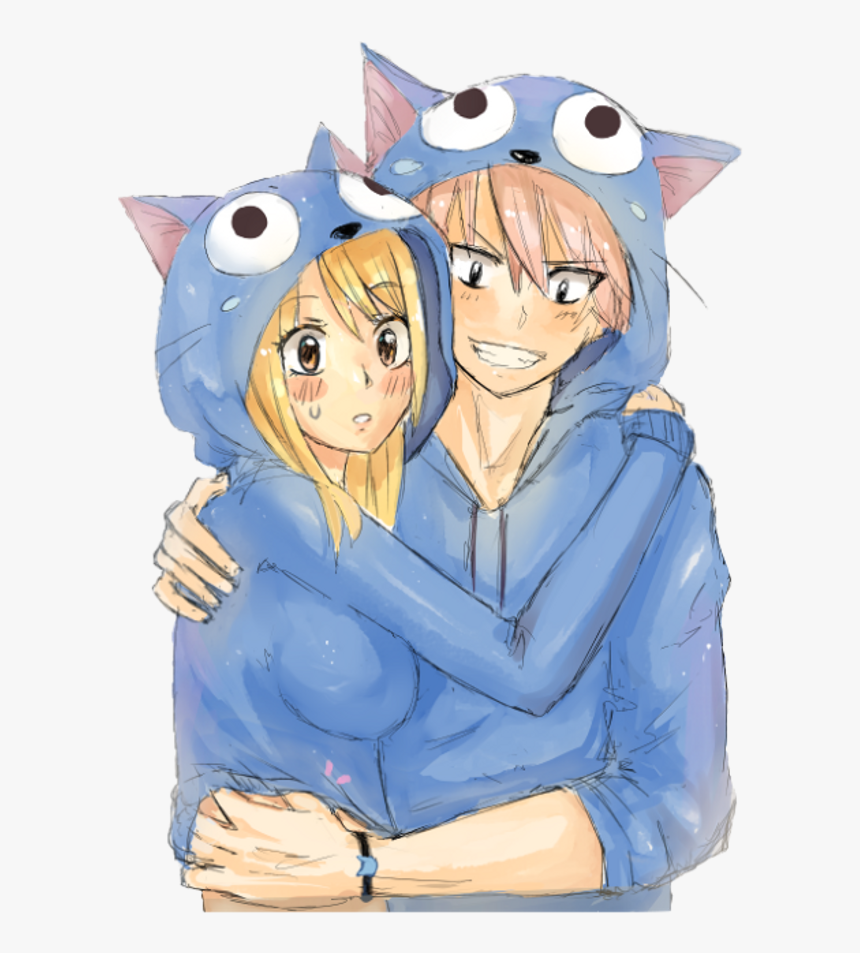 Nalu Natsu Lucy Fairytail Nalu Nalu Anime Ship Dragneel - Cute Natsu And Lucy, HD Png Download, Free Download