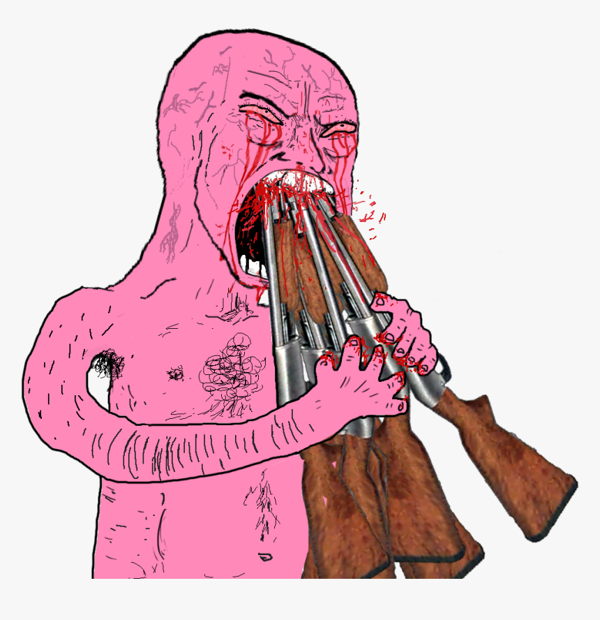 Pink Wojak Shotgun, HD Png Download, Free Download