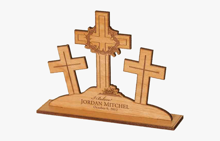 Engraved Wooden Cross Gift - Cross, HD Png Download, Free Download