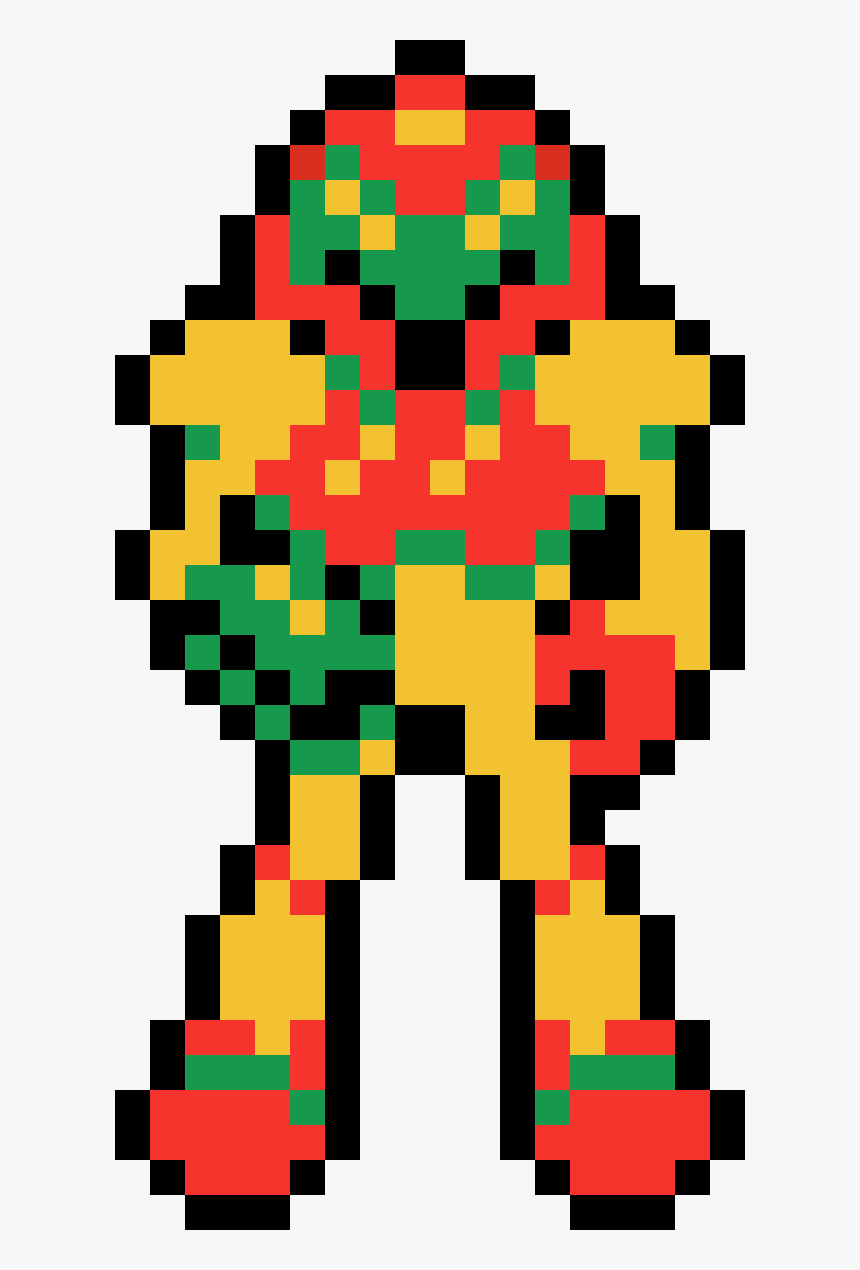 Metroid 8 Bit Sprite Clipart , Png Download - Pixel Art Minecraft Deadpool, Transparent Png, Free Download