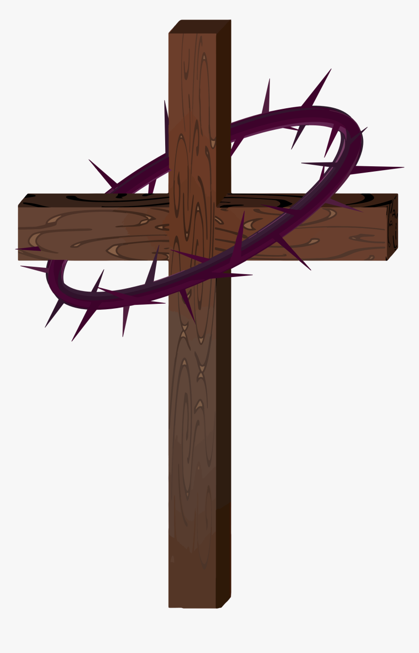 Cross Crown Of Thorns, HD Png Download, Free Download