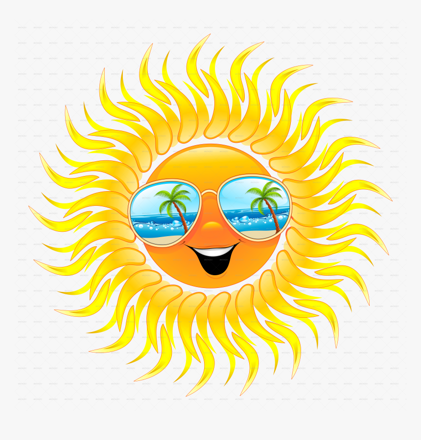 Transparent Summer Sun Png - Summer Season Seasons Cartoon, Png Download, Free Download