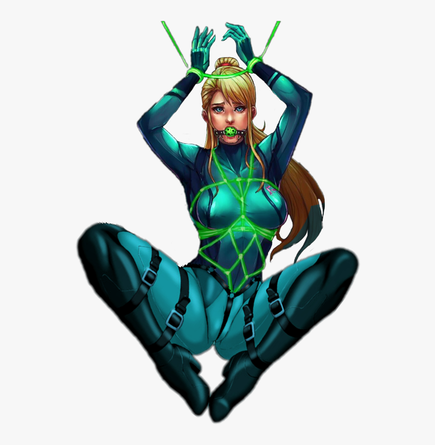 #zero Suit Samus #samusaran #samus #samus Aran #hot - Zero Suit Bondage, HD Png Download, Free Download