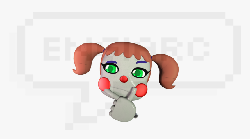 Artworktlt Circus Baby Thinking Emoji - Five Nights At Freddy's, HD Png Download, Free Download