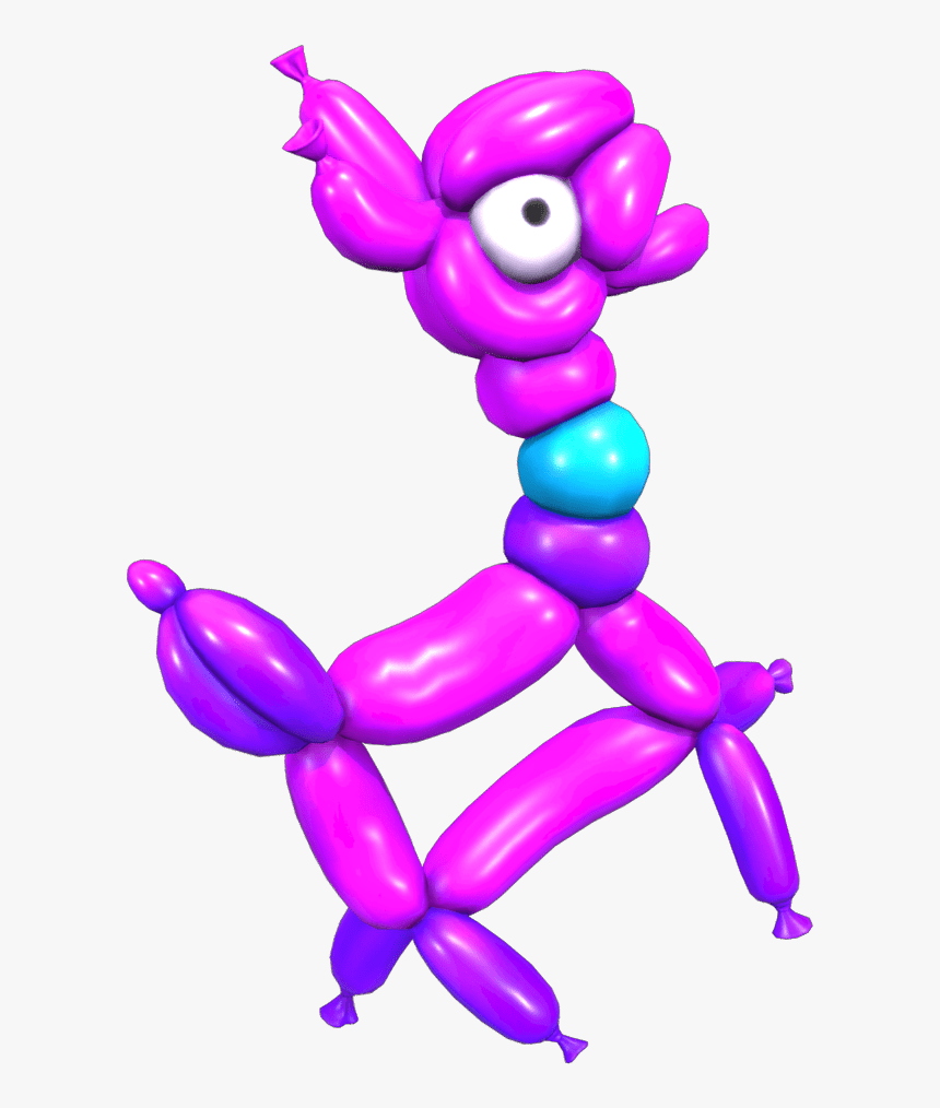 Balloon Llama Back Bling - Cartoon, HD Png Download, Free Download