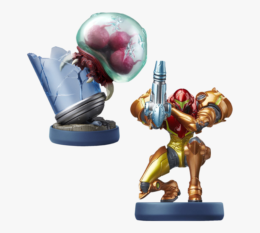 Samus Amiibo Metroid 2 , Png Download - Samus And Metroid Amiibo, Transparent Png, Free Download