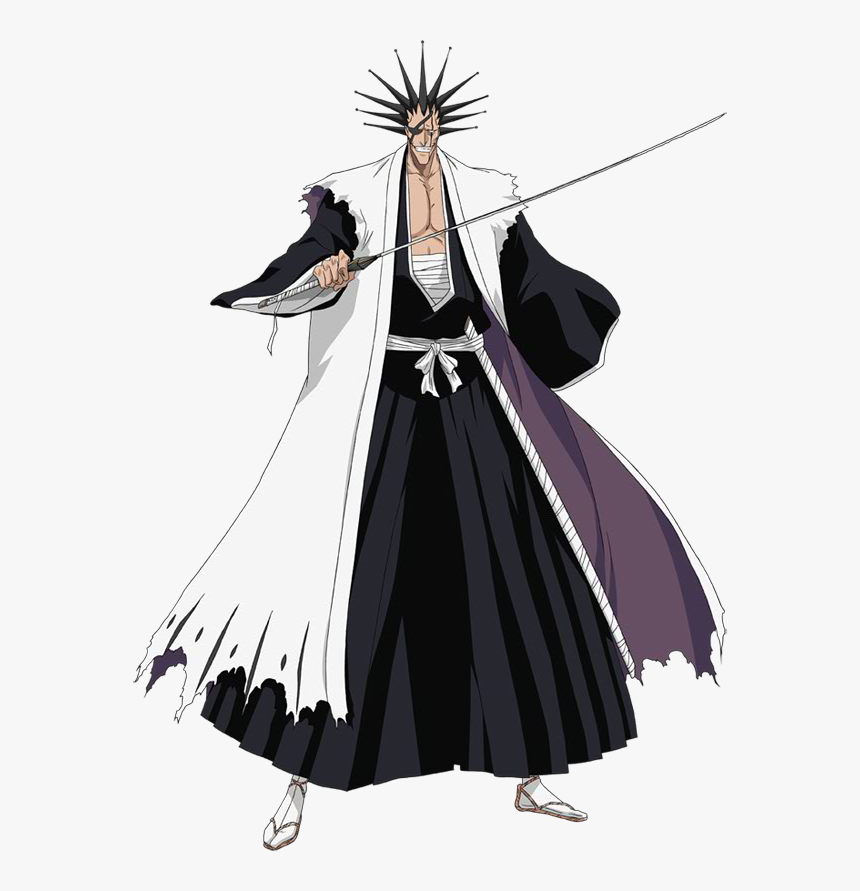 Kenpachi Zaraki - Bleach - Kenpachi Zaraki Bleach Captains, HD Png Download, Free Download