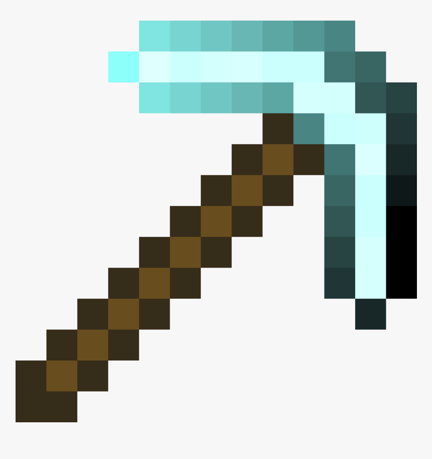 Minecraft Pickaxe Png, Transparent Png, Free Download