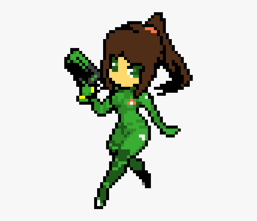 Minecraft Zero Suit Samus, HD Png Download, Free Download