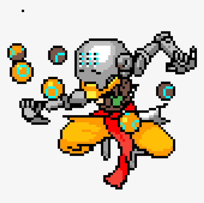 Overwatch Zenyatta Pixel Spray, HD Png Download, Free Download