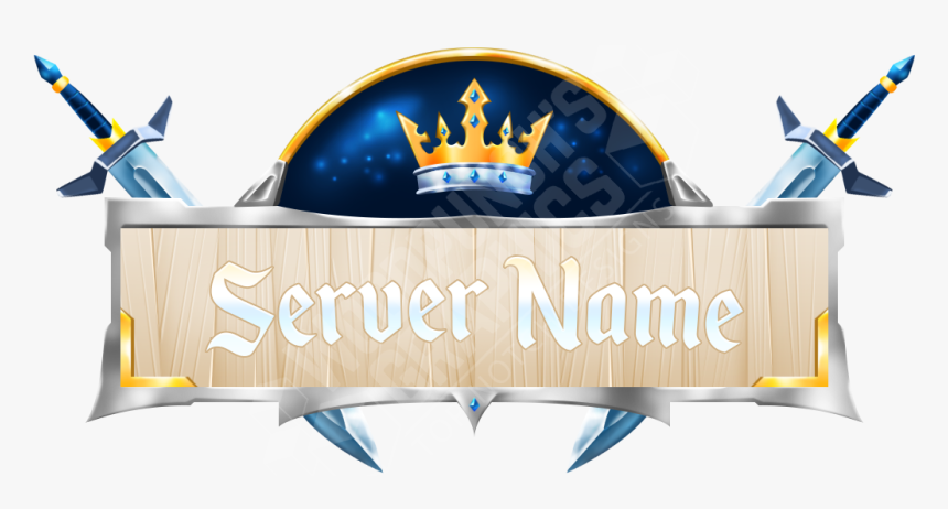 Minecraft Server Logo Template - Logo Minecraft Server Edit, HD Png Download, Free Download