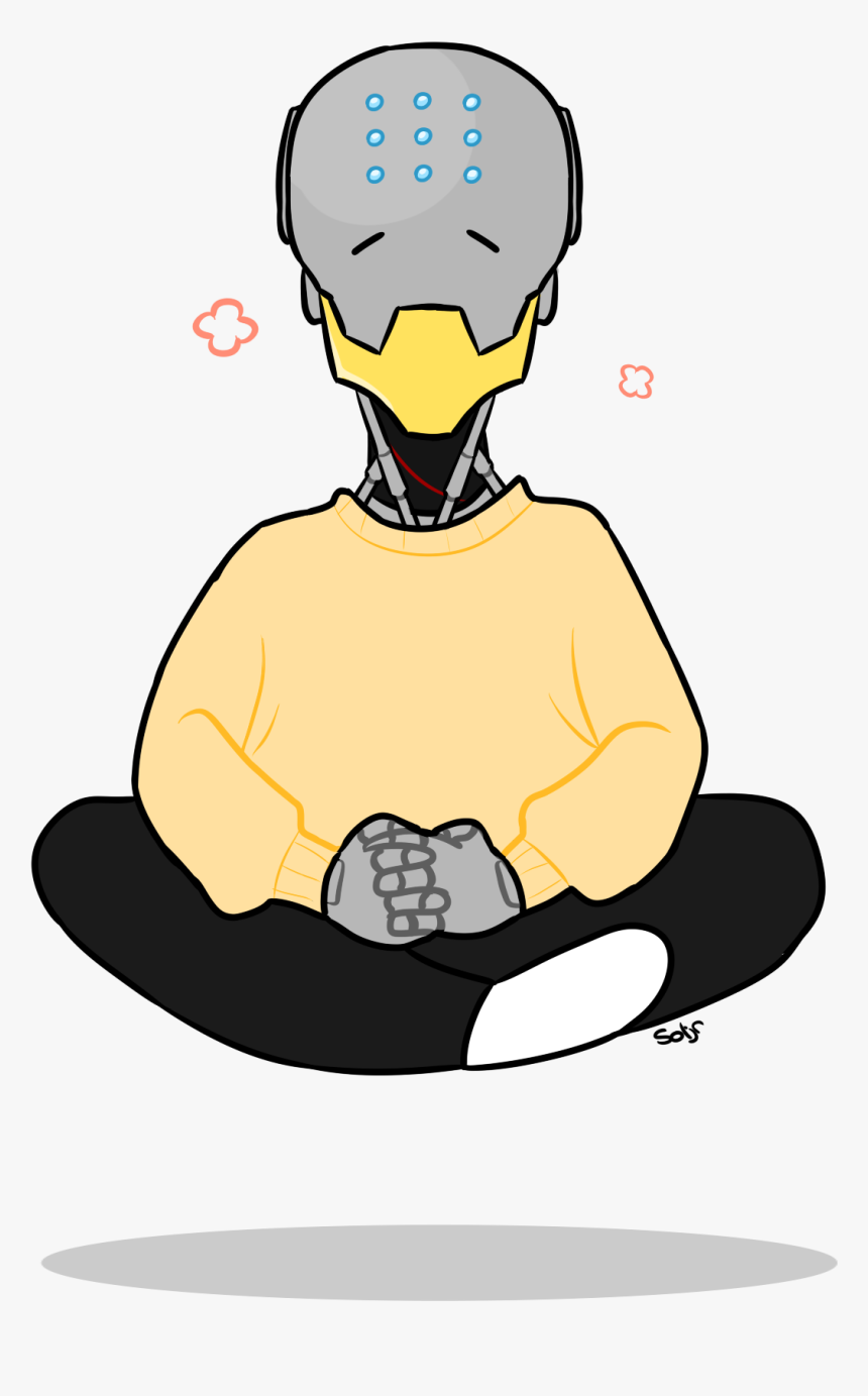 Transparent Zenyatta Png - Sitting, Png Download, Free Download