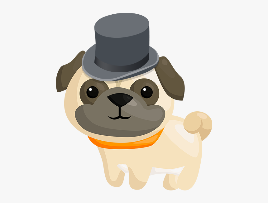 Dog Pug Clipart, HD Png Download, Free Download