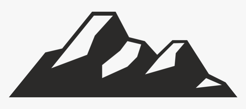 Silhouette Png Download - Mountain Silhouette Logo, Transparent Png, Free Download