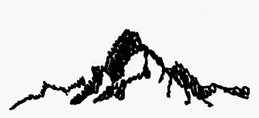 Simple Mountain Drawing, HD Png Download, Free Download