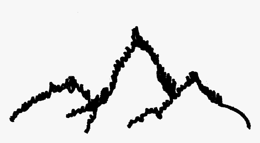 Simple Mountain Drawing, HD Png Download, Free Download